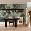 White Floral Vase Mural Wallpaper - room preview 06