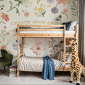 Wild Blooms VI Mural Wallpaper - room preview 06