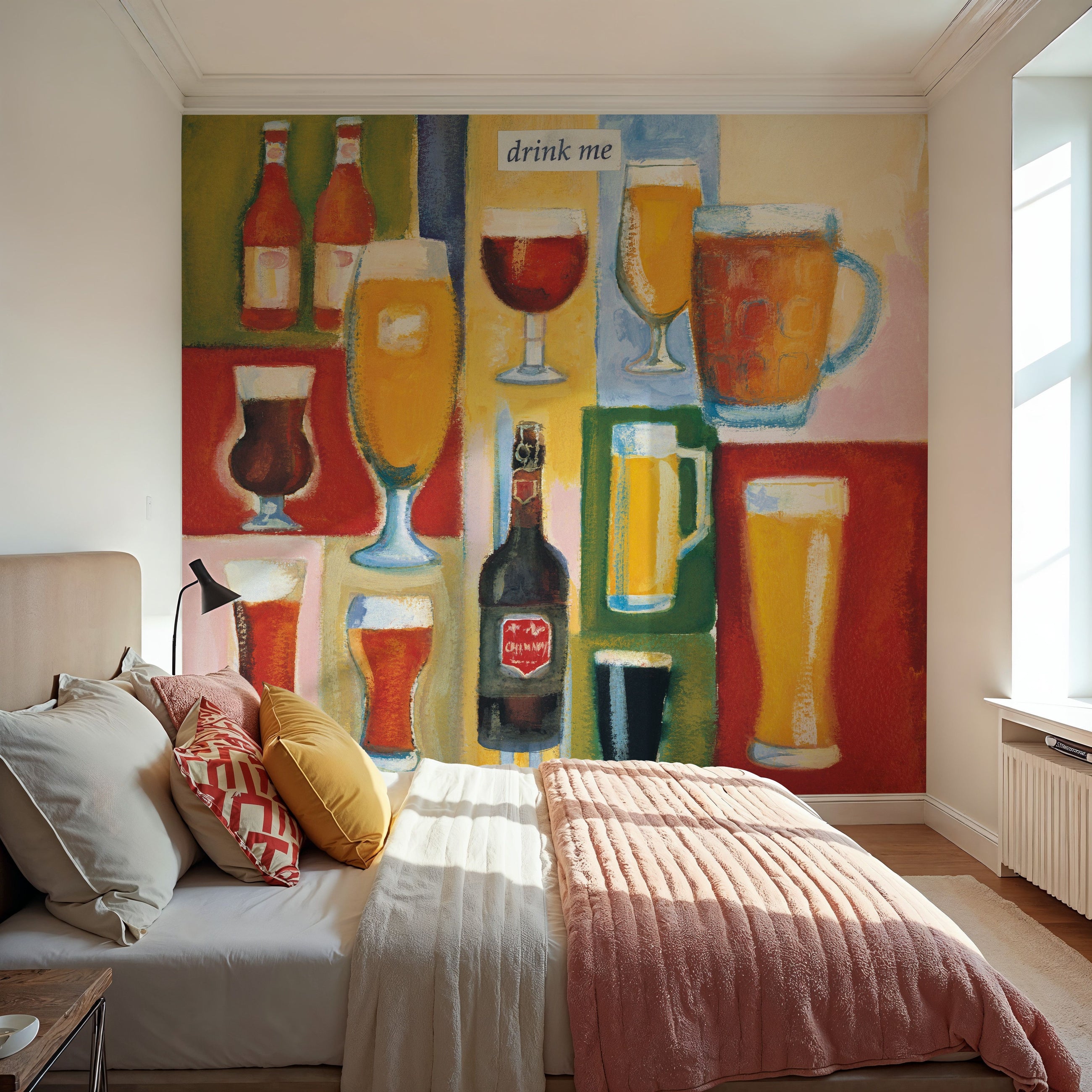 Drink Me Mural Wallpaper