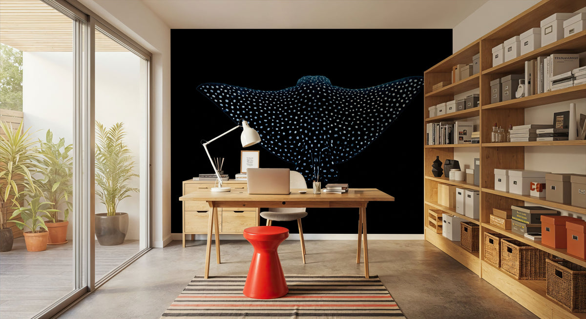 Eagle Ray Sway Mural Wallpaper - room preview 06