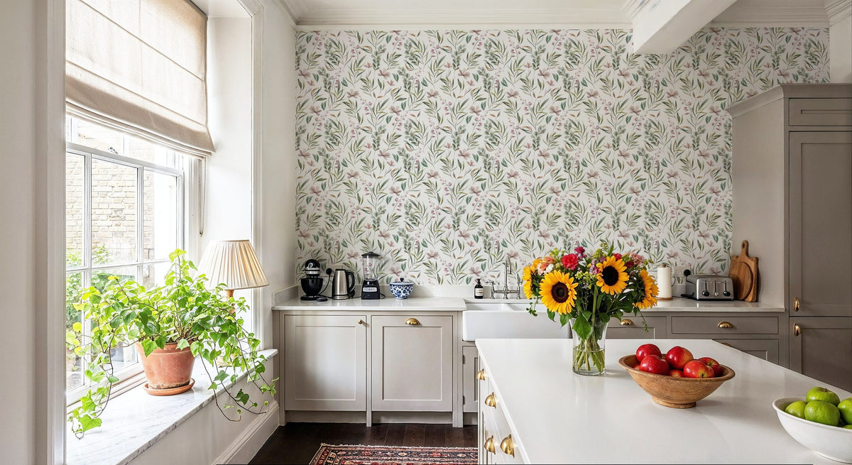 Foliage of Cedeira Mural Wallpaper - room preview 06