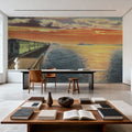 Greetings From Train Sunset Mural Wallpaper - room preview 06