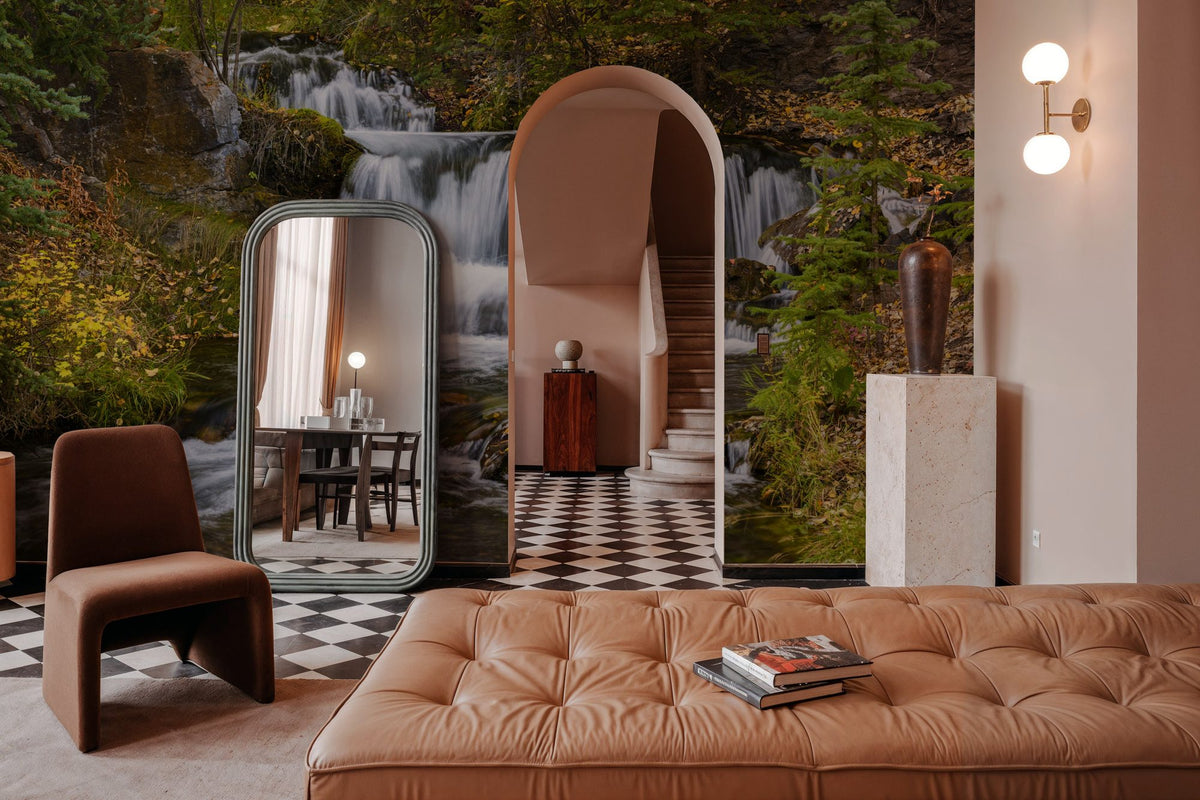 Autumn Waterfall Mural Wallpaper - room preview 06
