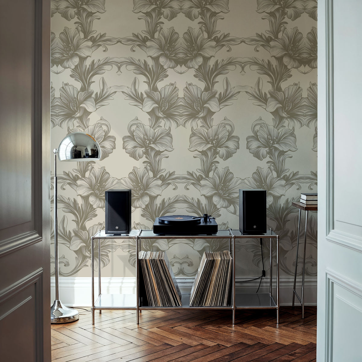 Flower Bridges Mural Wallpaper - room preview 06