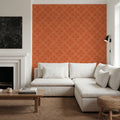 Harvest Slice Orange Mural Wallpaper - room preview 06