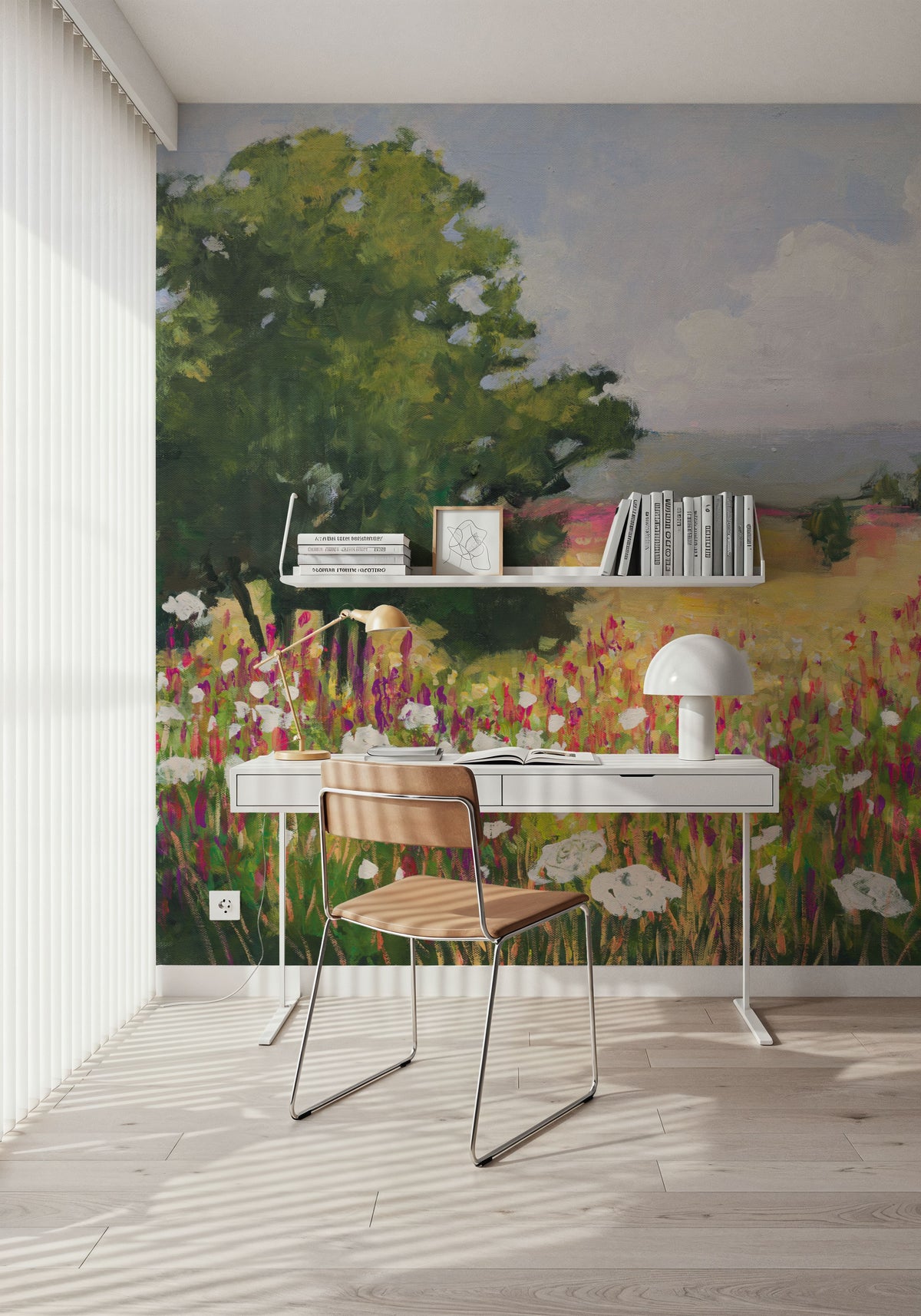 Blooming Horizon Mural Wallpaper - room preview 06