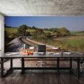 Countryside Tracks Mural Wallpaper - room preview 06