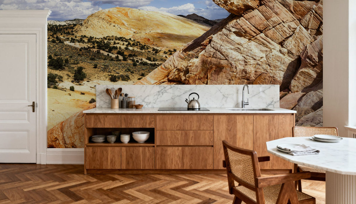 Canyon Stripes Mural Wallpaper - room preview 06