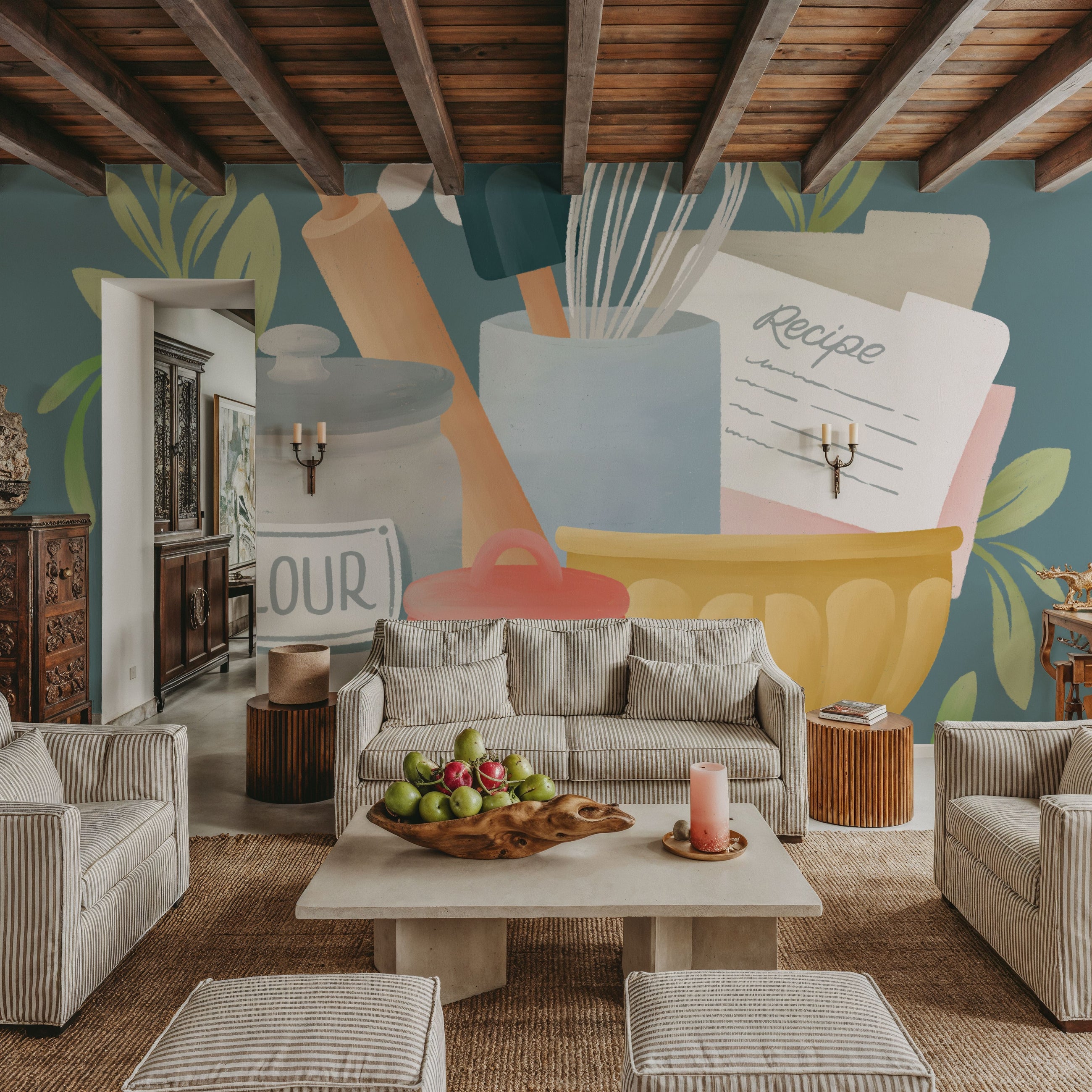 Bake Shop II Mural Wallpaper