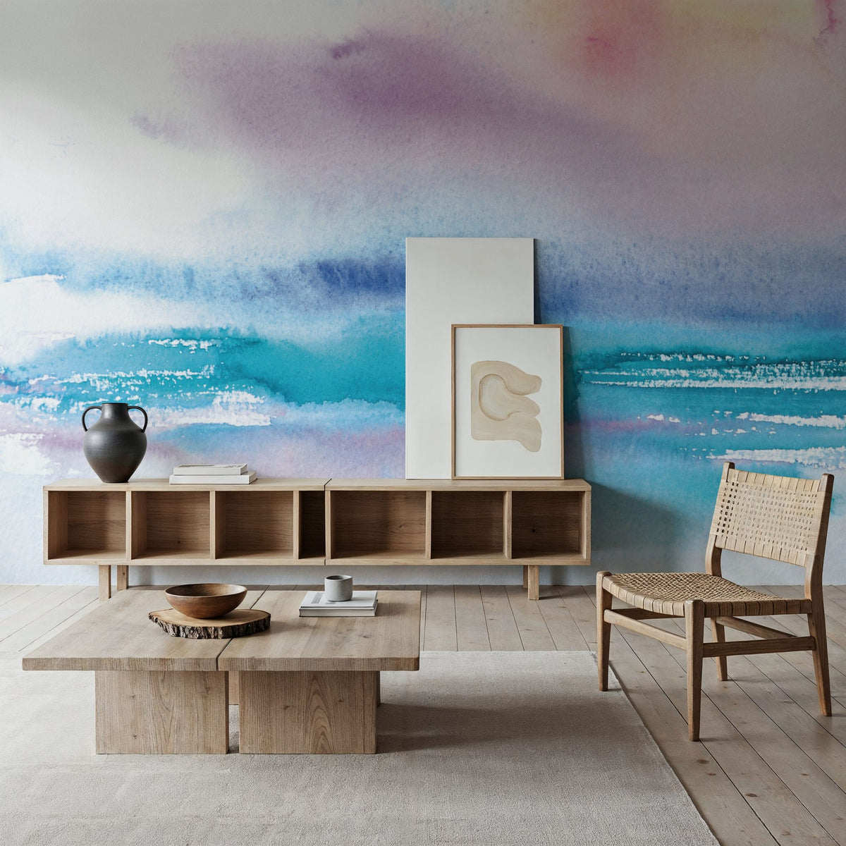 Washed Sunset Mural Wallpaper - room preview 06