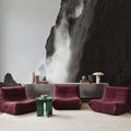 Western Brook Pond Waterfall Mural Wallpaper - room preview 06