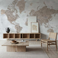 World Map Cities - Calista Mural Wallpaper - room preview 06