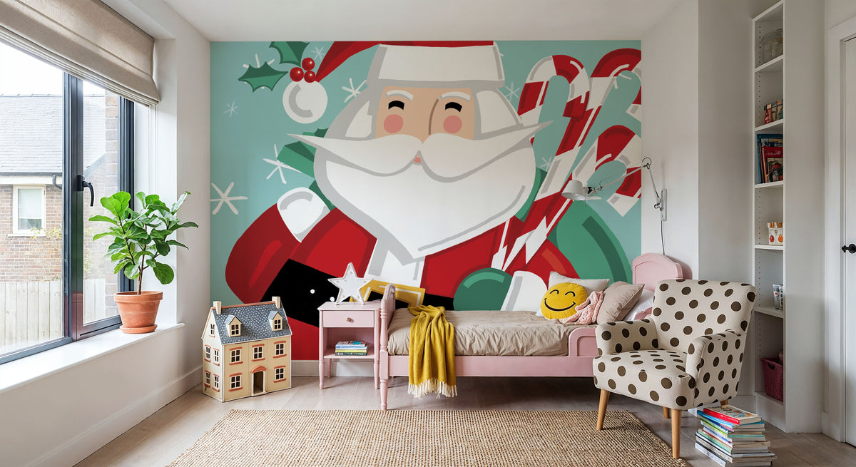 Festive Christmas VII Mural Wallpaper - room preview 06