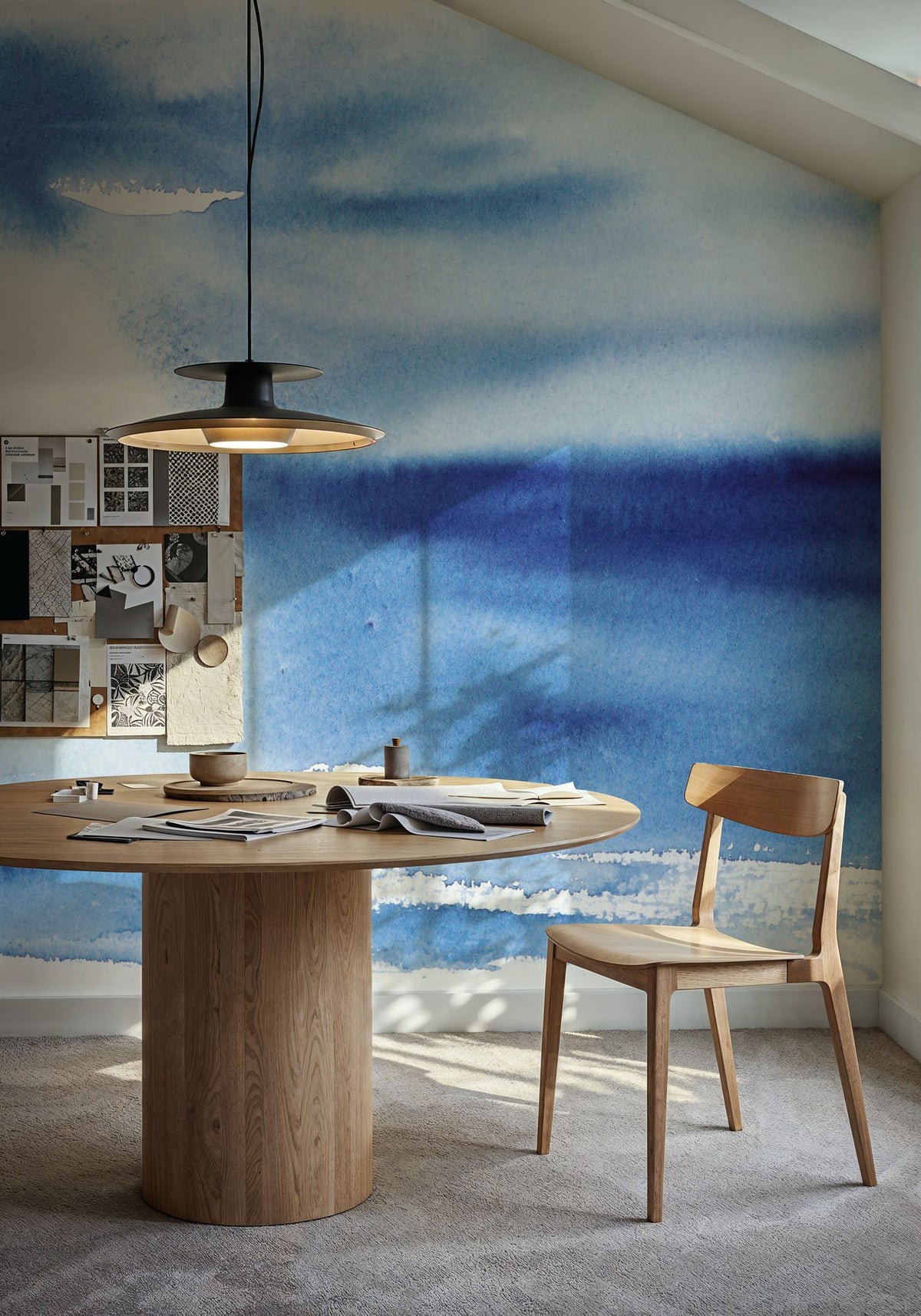 Ocean Blue Pt.3 Mural Wallpaper - room preview 06