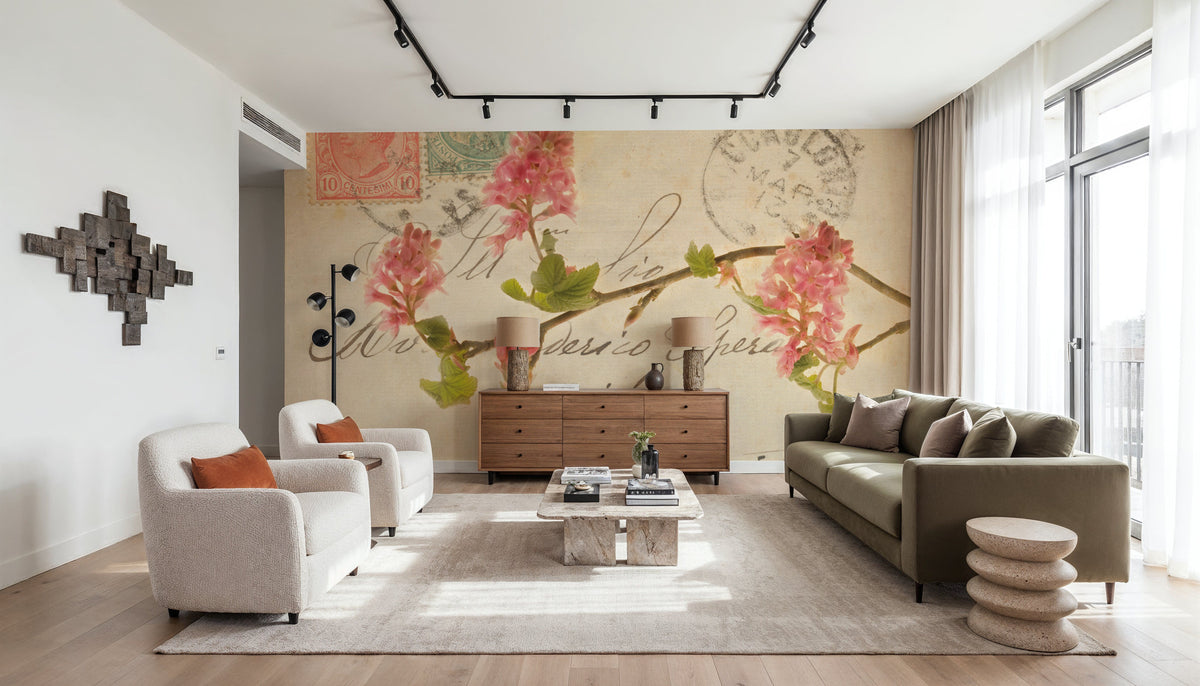 Letters to My Love III Mural Wallpaper - room preview 06