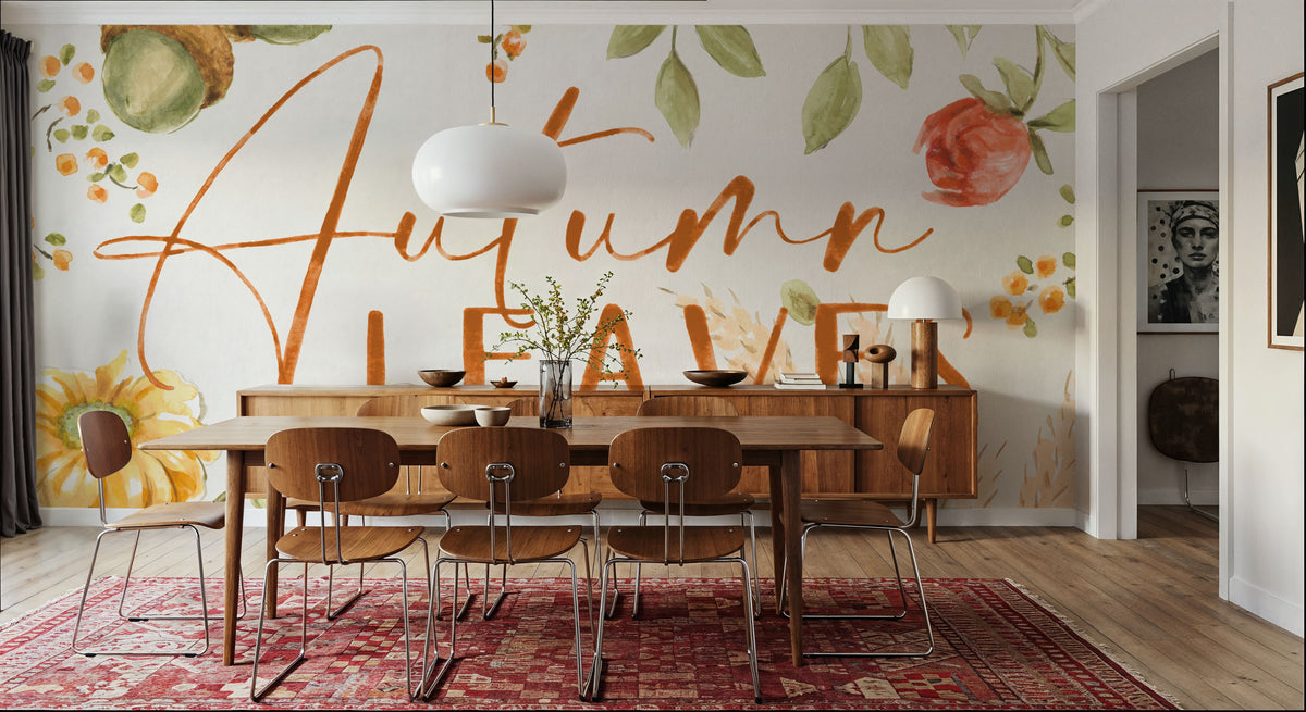 Harvest Wishes VIII Mural Wallpaper - room preview 06