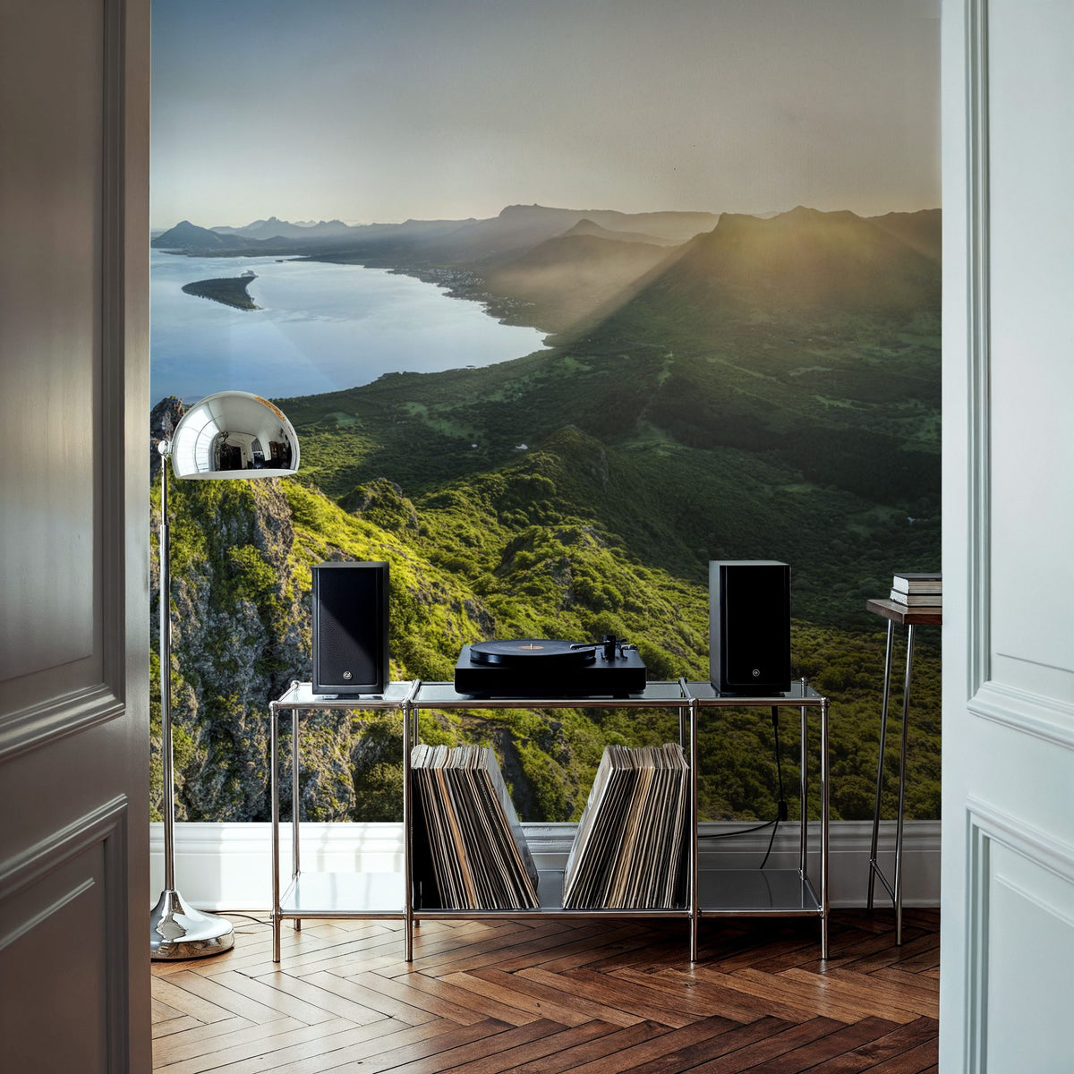 Le Morne Brabant Mountain Mural Wallpaper - room preview 06