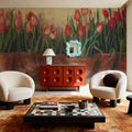 Pattys Tulips Mural Wallpaper - room preview 06