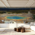 Midway Geyser Basin Mural Wallpaper - room preview 06
