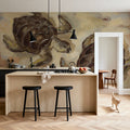 Sea Turtles on the Sand Mural Wallpaper - room preview 06
