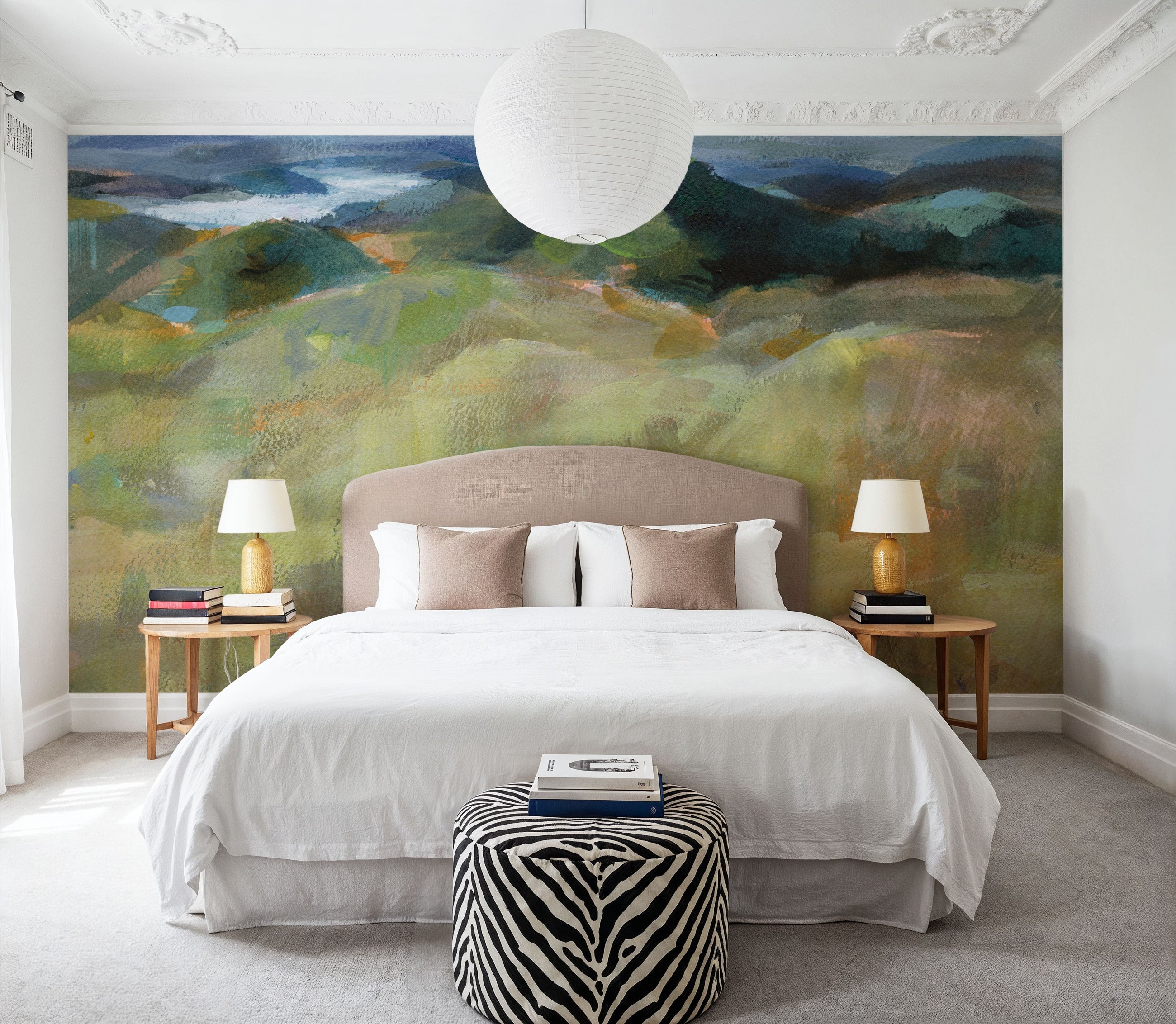 Above the Lakes Mural Wallpaper