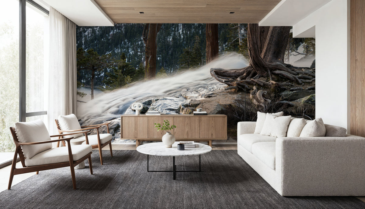 Lower Eagle Falls Mural Wallpaper - room preview 06