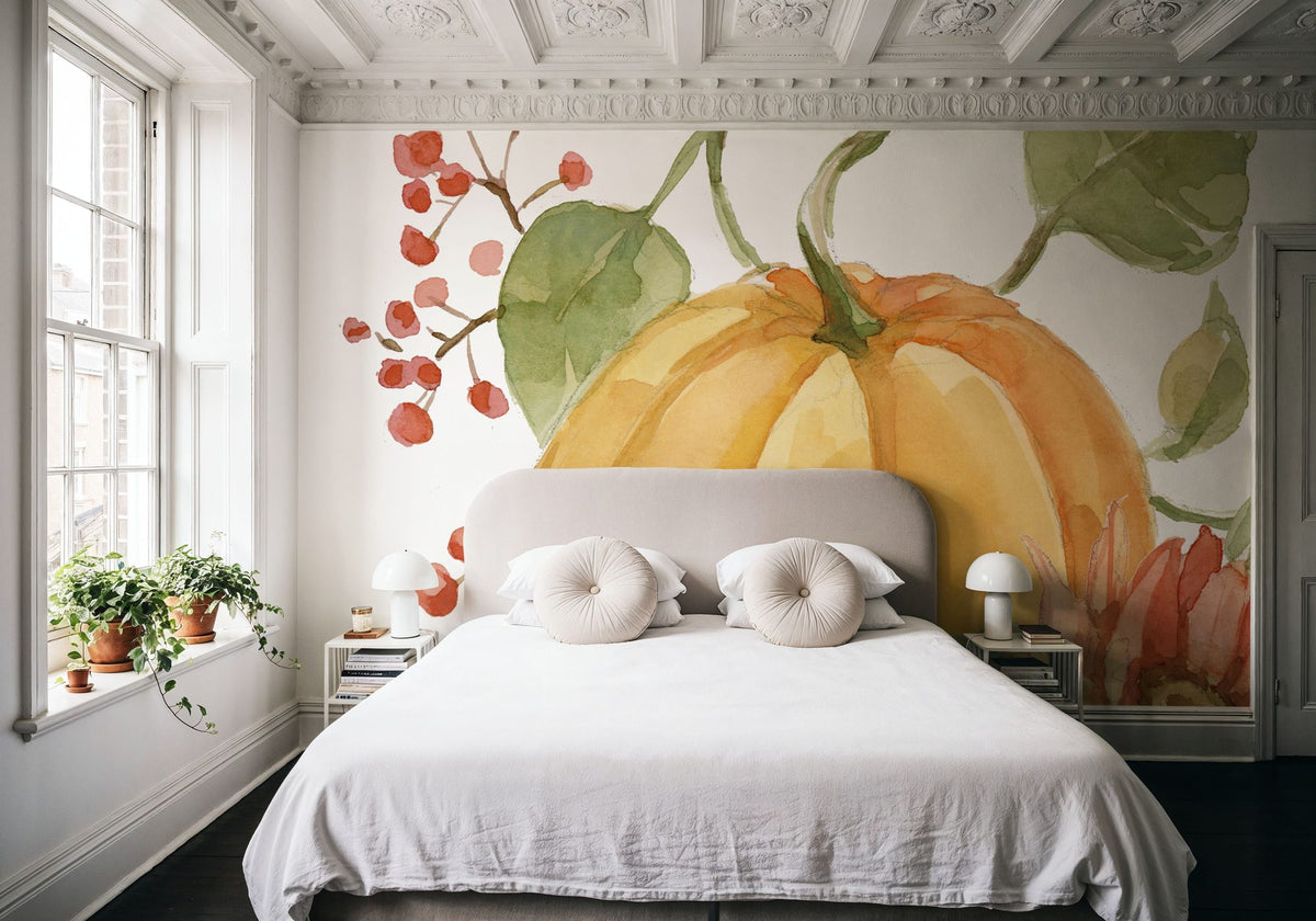 Fall Cottage Garden V Mural Wallpaper - room preview 06