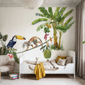 Monkey's Balance Act Mural Wallpaper - room preview 06