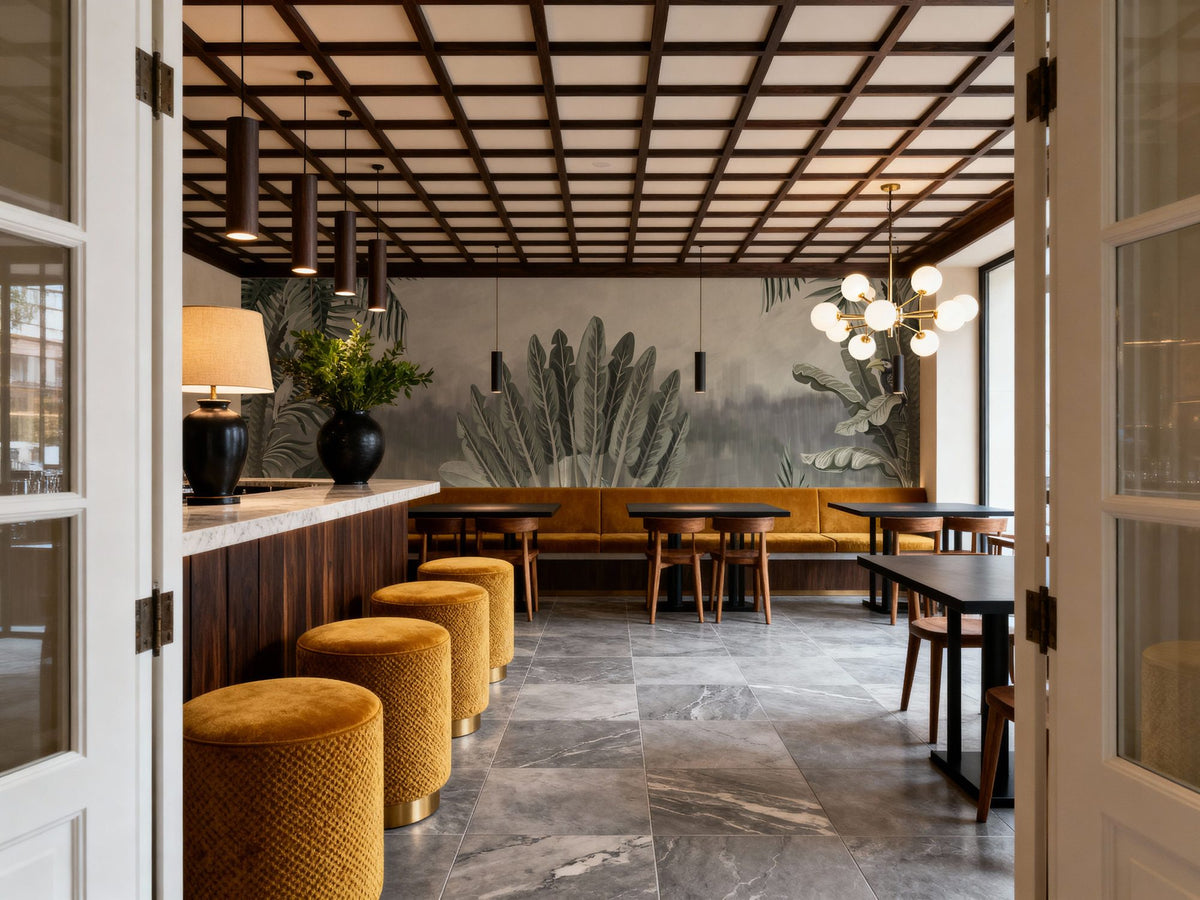 Jungle Noon Mural Wallpaper - room preview 06