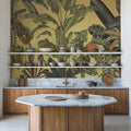 Madagascar Foliage, Yellow Mural Wallpaper - room preview 06