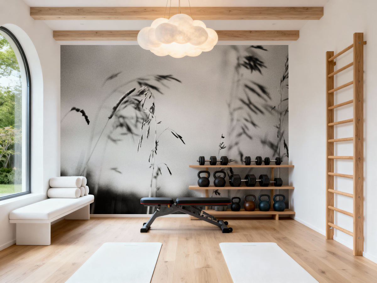 Windy Wheat Fields I Mural Wallpaper - room preview 06