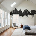 Valencia Spain Skyline Black & White Mural Wallpaper - room preview 06