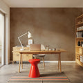 Soft Fog, Orange Mural Wallpaper - room preview 06