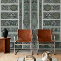 Chamber, Forest Green Mural Wallpaper - room preview 06