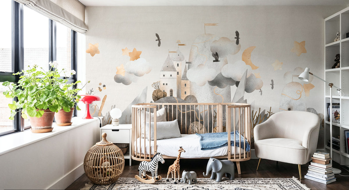 The Fairy Tale Landscape Mural Wallpaper - room preview 06