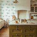 Lazy Paddle, Gray Mural Wallpaper - room preview 06