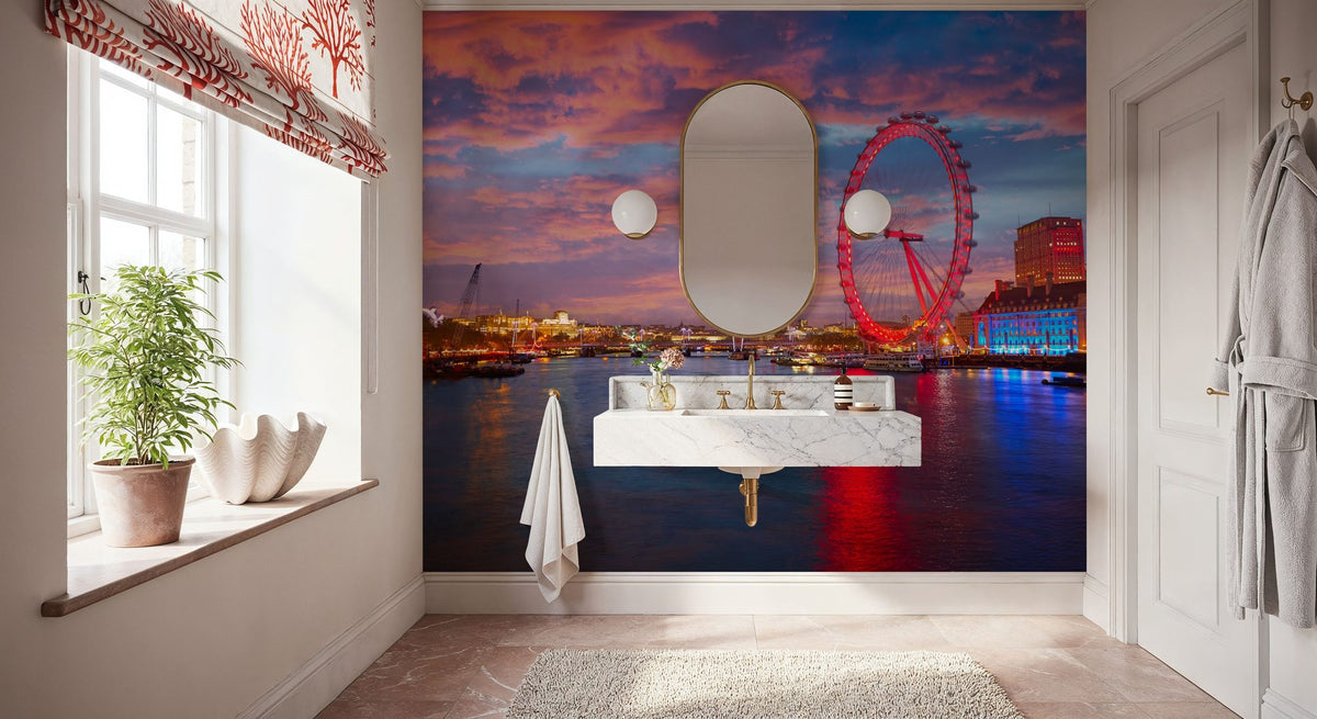 Carnival Riverfront Mural Wallpaper - room preview 06