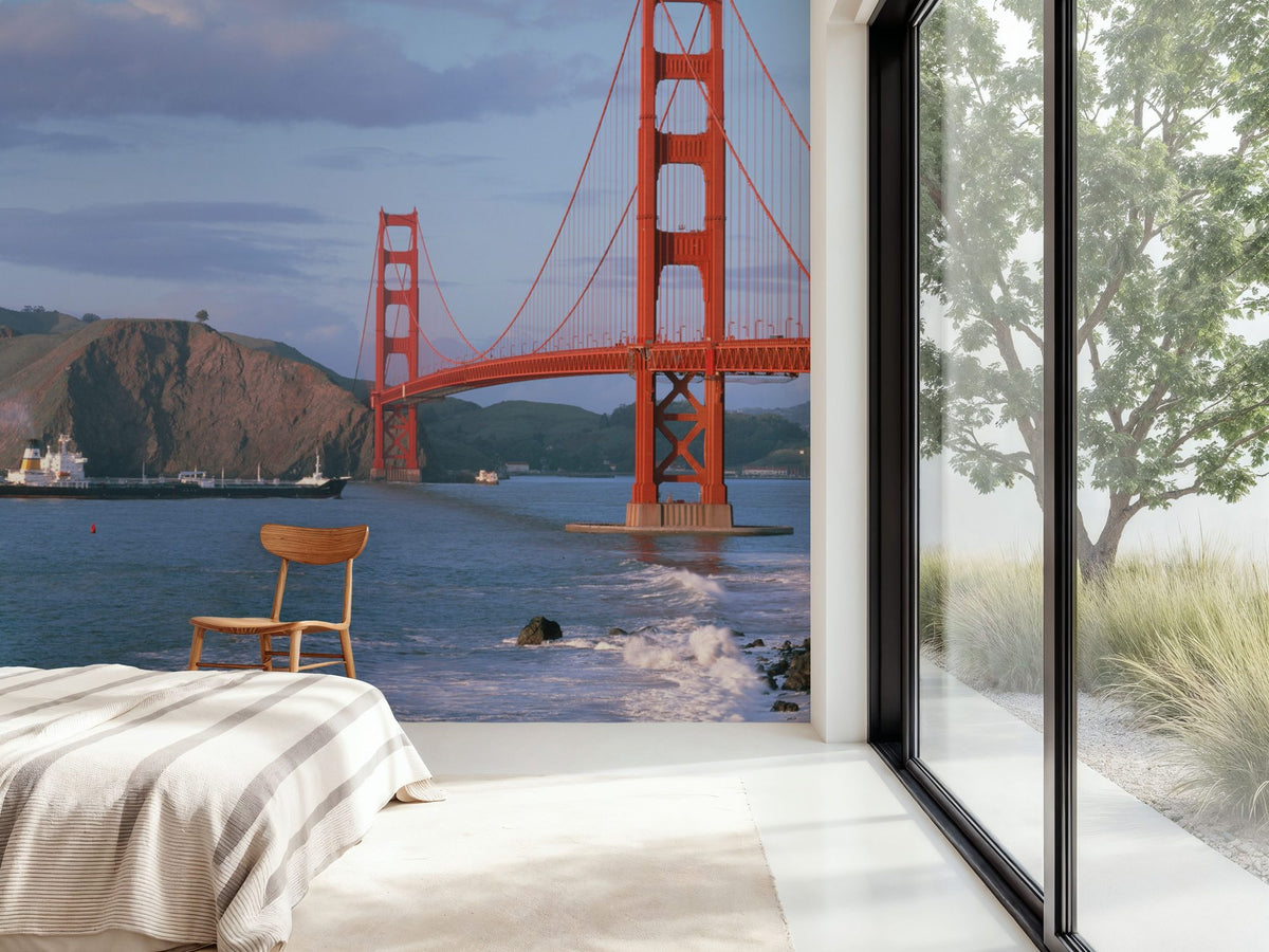 Bay Area Icon Mural Wallpaper - room preview 06