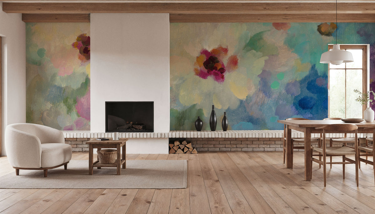 Floral Extravaganza Mural Wallpaper - room preview 06