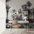 Les Palmiers Mural Wallpaper - room preview 06