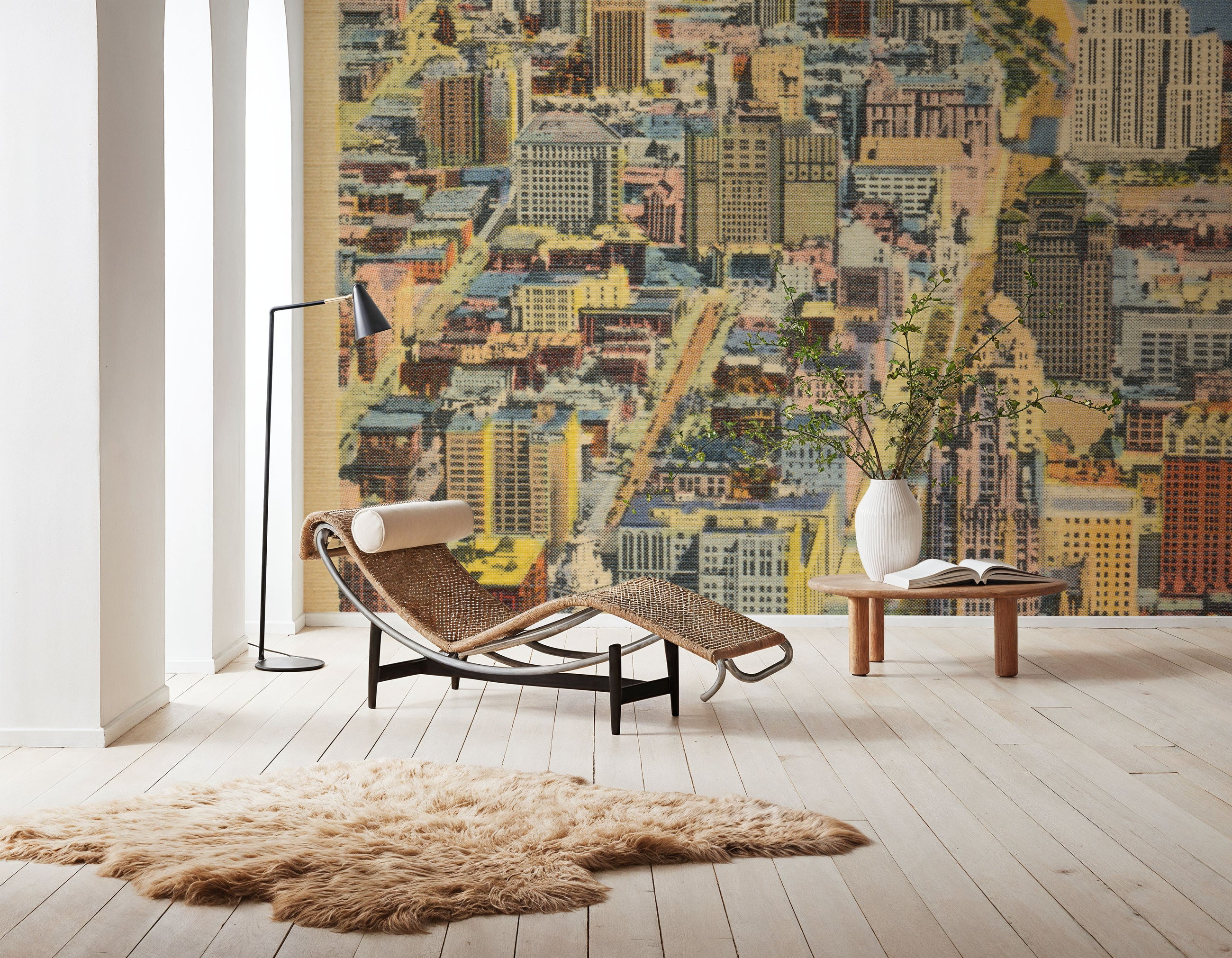 Michigan Avenue Mural Wallpaper