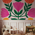 Modern Botanical II Mural Wallpaper - room preview 06
