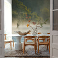 Gone Fishing Mural Wallpaper - Neutral Tone - room preview 06