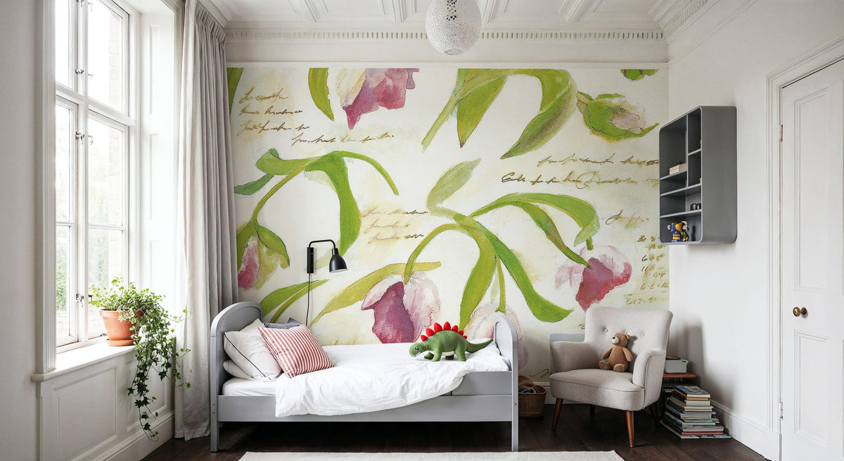 Tulips Mural Wallpaper - room preview 06