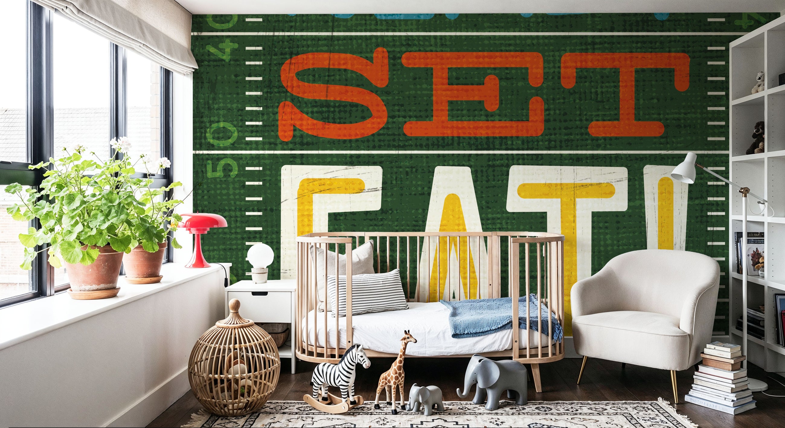 Football II Mural Wallpaper
