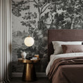 Enchanted Grove Tapestry, Stone Mural Wallpaper - room preview 06