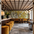 Yellow Leaves Mural Wallpaper - room preview 06