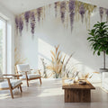 Wisteria and Field Grasses Mural Wallpaper - room preview 06