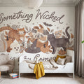 Pumpkins and Paws I Mural Wallpaper - room preview 06