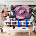 Painterly Florals in Vase II Mural Wallpaper - room preview 06